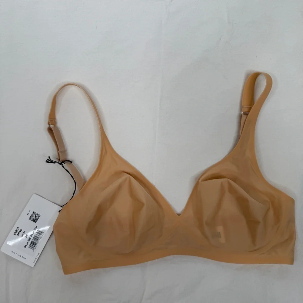 Wolford Nude Wireless Bra Extra Small
